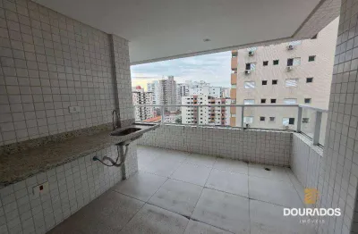Apartamento de 2 dormitórios, sendo 1 suíte, novo, lazer completo, com varanda gourmet na Aviação em Praia Grande SP.