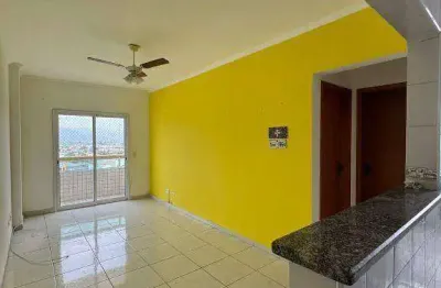 Apartamento de 1 dormitório com 47m² , sacada na Tupi em Praia Grande SP