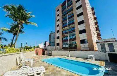 Apartamento de 2 dormitórios, sendo 1 suíte com sacada no Jd Imperador em Praia Grande SP.