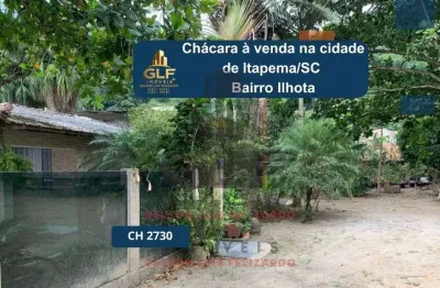 Chácara a venda na cidade de itapema/sc no bairro ilhota, com 800 m², casa com 2 suítes e 3 vagas de garagem. lazer com pés de frutas