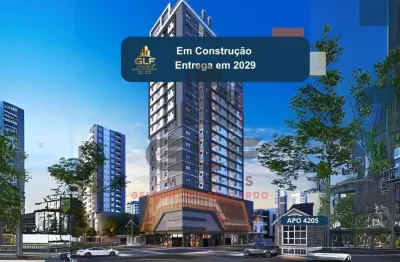 Apto na lançamento, em itapema/sc, bairro morretes, com 63,65m² sendo 2 dormitórios, 1 suíte, 1 vaga de garagem área de lazer completa