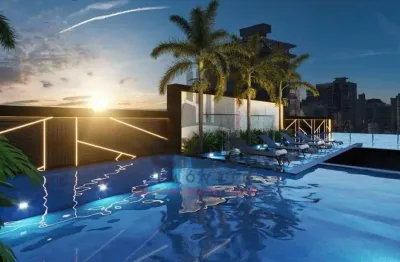 Apartamento em construção em porto belo/sc no bairro balneário pereque, 174m² com 3 suítes e 2 vagas, com lazer completo. bem localizado a 160m do mar
