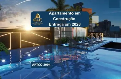 Apartamento em construção em porto belo/sc no bairro balneário pereque, 174m² com 3 suítes e 2 vagas, com lazer completo. bem localizado a 160m do mar