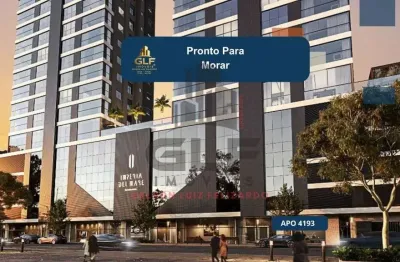 Apto pronto para morar em itapema/sc no bairro meia praia, sendo 164m² de área privativa, sendo 4 suítes 2 vagas de garagem área de lazer completa