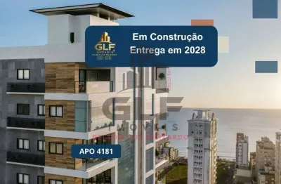 Apto em construção em itapema, bairro, meia praia, com 125m² área privativa, sendo 3 suítes, 2 vaga de garagem, área de lazer completa