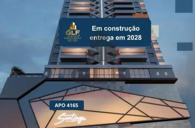 Apto em construção em itapema, meia praia, com 149m²  área privativa sendo 3 suítes, 2 vagas de garagem, área de lazer completa