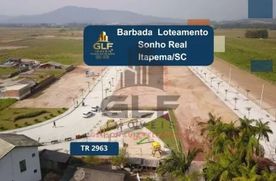 Terreno a venda no loteamento sonho real no bairro sertão do trombudo na cidade de itapema/sc, com 200 m². terreno escriturado