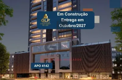Apto construção em itapema/sc bairro meia praia, com  172.11m²  área privativa, sendo 4 suítes, 3 vagas de garagem, área de lazer completa