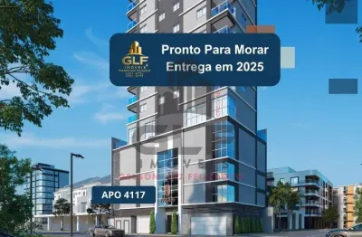 Apto pronto para morar em itapema/sc bairro morretes, com 63,05m² área privativa, sendo 2 suítes, 1 vaga de garagem, com área de lazer