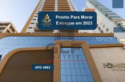 Apto pronto para morar em balneário camboriú, com 138,07m² área privativa sendo, 4 suítes, 3 vagas de garagem, área de lazer completa
