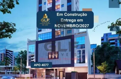 Apto em construção em itapema bairro morretes, com 64,89m² área privativa sendo 2 suíte, 1 vaga de garagem, área de lazer completa