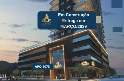 Apto em construção em itapema/sc bairro morretes, com 125,79m² área privativa sendo 3 suítes, 2 vagas de garagem, área de lazer completa