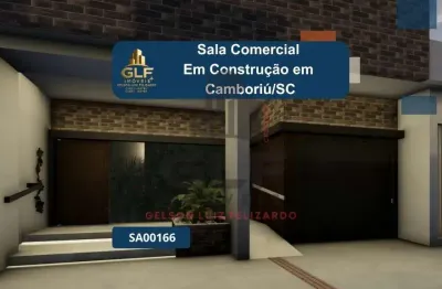 Sala comercial, em construção em camboriú, com 88,72m² de área, não perca essa oportunidade
