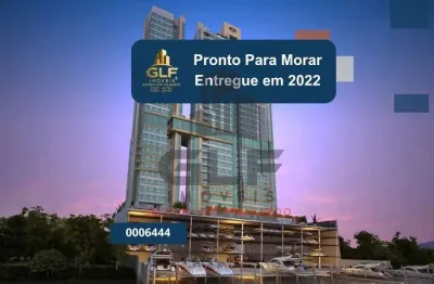 Apto pronto em balneário camboriú, com 187,00m² área privativa sendo, 3 suítes, 3 vagas de garagem, área de lazer completa