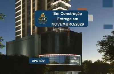 Apto em construção em itapema/sc bairro meia praia, com 71m² área privativa sendo, 2 dormitório e 1 suíte, 1 vaga de garagem