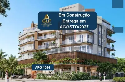 Apto em construção em bombinhas, com 130m² área privativa, sendo 3 suítes, 2 vagas de garagem, área de lazer completa