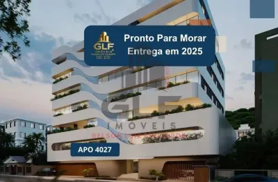Apto pronto em bombinhas/sc com 87,94m² área privativa sendo 2 suítes 2 vaga de garagem, área de lazer completa