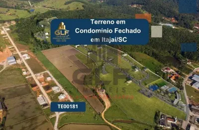 Terreno a venda em itajaí/sc com 200m² área privativa, bem localizado próximo de comércios supermercados