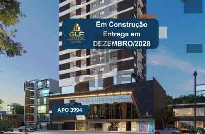 Apto em construção em itapema/sc com 61,80m² área privativa, sendo 2 suítes, 1 vaga de garagem, área de lazer completa
