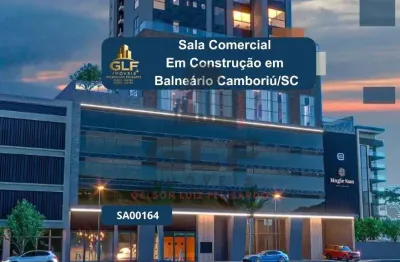 Sala comercial  em construção em balneário camboriú, com 135,72m² de área, não perca essa oportunidade