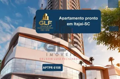 Apartamento pronto em itajaí/sc, com  123,28m² área privativa, não perca essa oportunidade