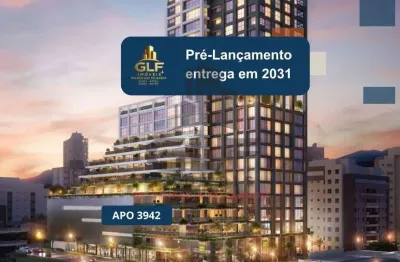 Apto pré lançamento em itapema/sc bairro meia praia, com 51,42m² área privativa, sendo 2 dormitórios, 1 vaga de garagem