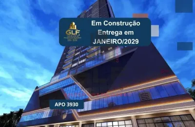 Apto em construção em itapema/sc bairro morretes, com 135,60m² área privativa, sendo 3 suítes, 2 vagas de garagem, área de lazer completa