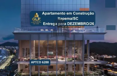 Apartamento em construção em balneário camboriú/sc com 206m² área privativa, área de lazer completa, não perca essa oportunidade