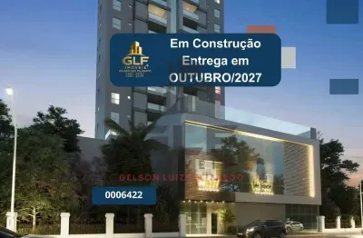 Apto em construção em itapema, centro, com 132m² área privativa sendo 3 suítes, 2 vagas de garagem, área de lazer completa