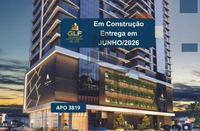 Apto em construção em porto belo, com 124m² área privativa sendo 3 suítes 2 vagas de garagem, área de lazer completa