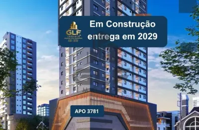Apto em  construção em itapema/sc bairro morretes, com 64,10m² com 2 dormitórios sendo 1 suíte, 1 vaga de garagem, área de lazer completa