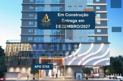 Apto em construção em itapema/sc bairro morretes, com 67,20m² área privativa sendo 2 suítes 1 vaga de garagem, área de lazer completa