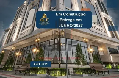 Apto em construção em porto belo, com 133m² área privativa sendo 3 suítes, 2 vagas de garagem, área de lazer completa