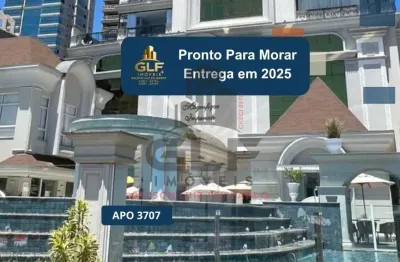 Apto pronto em itapema/sc bairro meia praia, com 190m² área privativa sendo, 4 suítes, 3 vagas de garagem, área de lazer completa