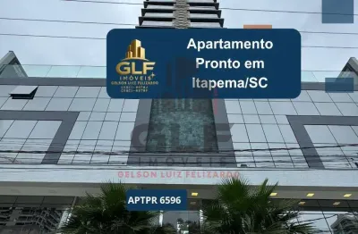 Apartamento pronto de luxo com 3 suítes e 3 vagas na cidade de itapema-sc, bairro centro: 136m² de pura sofisticação!