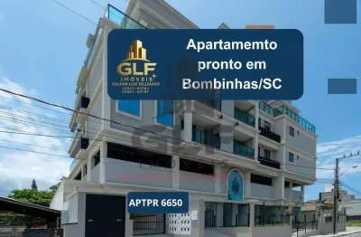 Apartamento pronto à venda em bombinhas-sc, mariscal: 1 quarto, 1 suíte, 1 banheiro, 1 vaga, 72,71 m² de área!