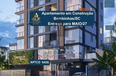 Residência de luxo em construção à venda em bombinhas-sc: apartamento de 2 quartos, 2 suítes e 80m² no bairro bombas!