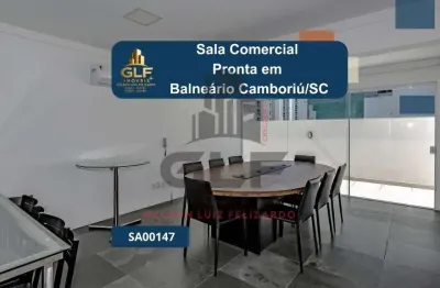 Sala comercial pronta em balneário camboriú, com 44,30m² de área, não perca essa oportunidade