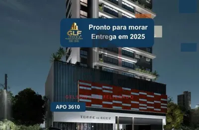 Apto pronto em balneário camboriú, com 99,13m² área privativa sendo 3 suítes, 1 vaga de garagem, área de lazer completa