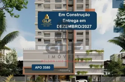 Apto em construção em itapema/sc bairro morretes, com 67m² área privativa com 2 dormitórios sendo 1 suíte, 1 vaga de garagem, área de lazer completa