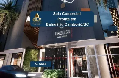 Oportunidade única: sala comercial pronta à venda no centro de balneário camboriú-sc, 448,87m², 1 banheiro e 2 vagas de garagem!