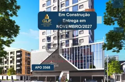 Apto em construção em itapema/sc bairro morretes, com 58,80m² área privativa, sendo 2 suítes, 1 vaga de garagem área de lazer