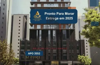 Apto pronto  em balneário camboriú, com 265,64m²  área privativa sendo 4 suítes, 3 vagas de garagem, área de lazer completa