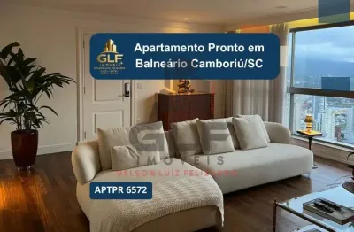 Apartamento pronto em balneário camboriú, com 159,94m² área privativa, não perca essa oportunidade