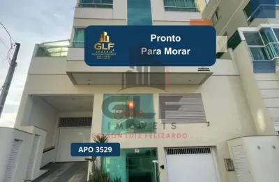 Apto pronto em porto belo, com 80m² área privativa, com 2 dormitórios sendo 1 suíte, 2 vagas de garagem, área de lazer completa