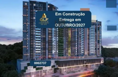 Apto em construção em camboriú, com 60,15m² área privativa, com 2 dormitórios, sendo 1 suíte, área de lazer completa