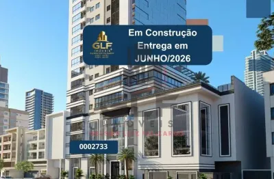 Apto em construção em itapema, bairro meia praia, com 241,61m² área privativa, sendo 4 suítes, 4 vagas de garagem, área de lazer completa