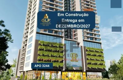 Apto em construção em porto belo, com 125,37m² área privativa, sendo 3 suítes, 2 vagas de garagem, área de lazer completa