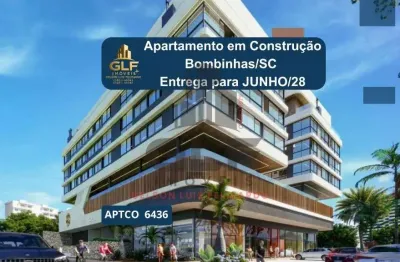 Apartamento em construção à venda em bombinhas-sc, bairro canto grande, 2 quartos, 2 suítes, 3 banheiros, 2 vagas, 80m². imperdível!