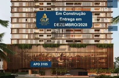 Apto em construção em porto belo, com 40,47m² área privativa sendo 1 dormitório., 1 vaga de garagem, área de lazer completa